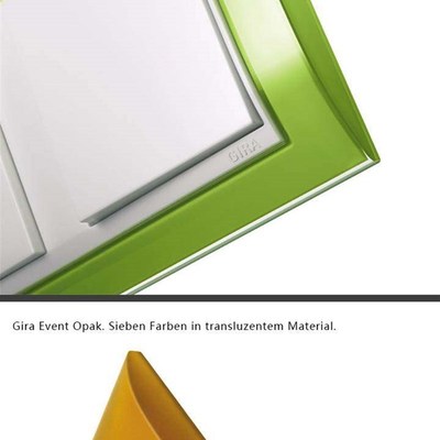 吉徕Event彩色开关 五孔多功能usb插座 德国gira墙壁智能网络单开