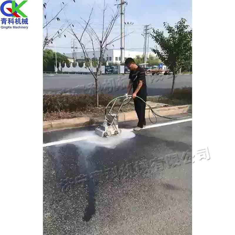 道路标线高压清线机 标线表面污垢清洗机 标牌表面反光膜清污机