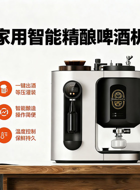智能小型精酿啤酒机DIY鲜啤一体酿造机家用商用酒吧苏打水机