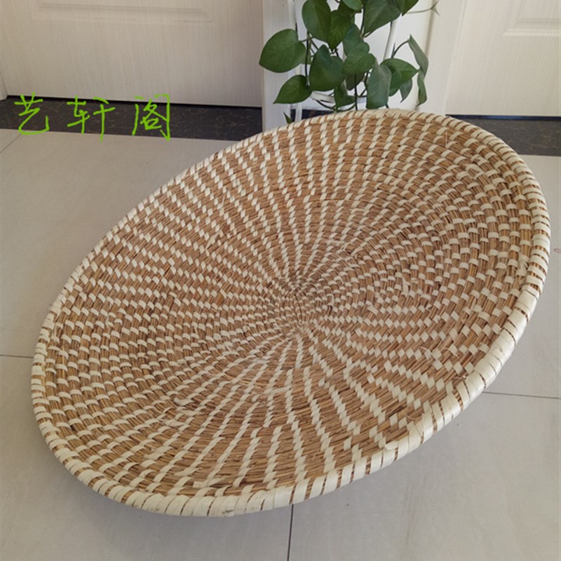 大锅蒸锅盖芦苇手工草编锅盖铁锅铝锅柴锅灶鱼台缸盖尖顶草帽盖子