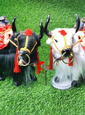 牦牛彷真牦牛动物摆件模型彷真牦牛云南青蒙藏特色工艺品道具摆件