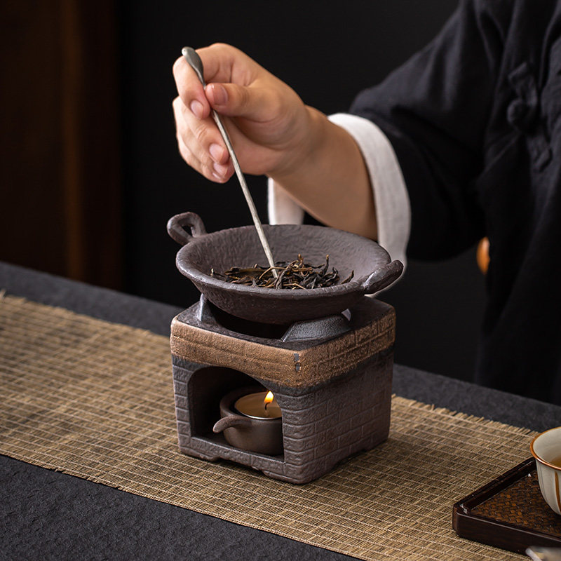 温茶蜡烛加热烘茶醒茶恒温泡茶炉煮茶器家用烤奶茶围炉焙茶器茶叶