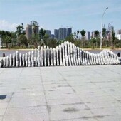 雪浪原石切片组合室内泰山石造景庭院别墅园林大型景观石假山摆件