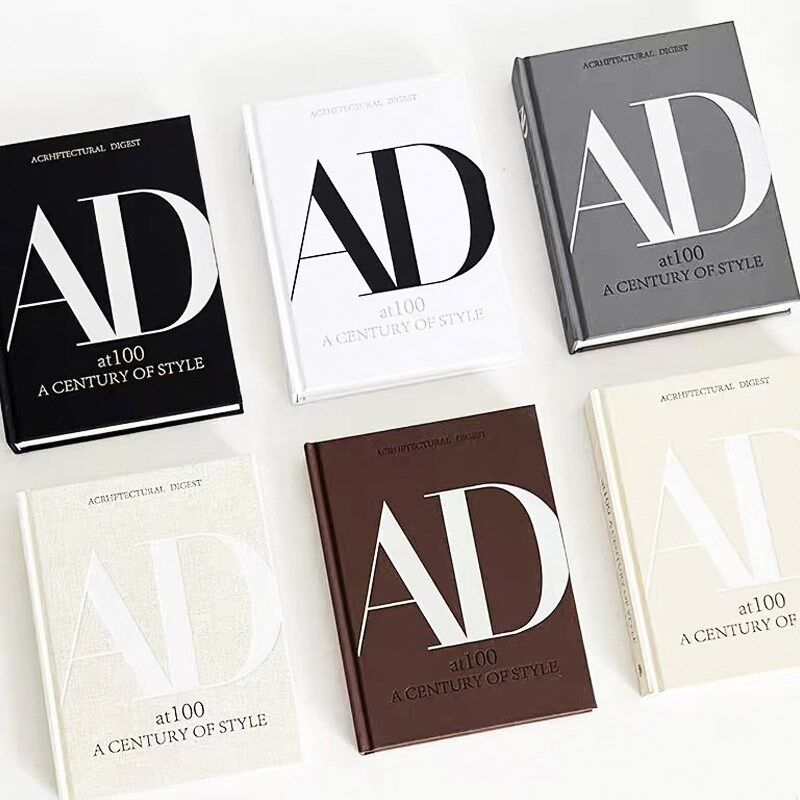 布面可翻页简约现代字母道具装饰真书客厅售楼处酒店桌面拍摄软装