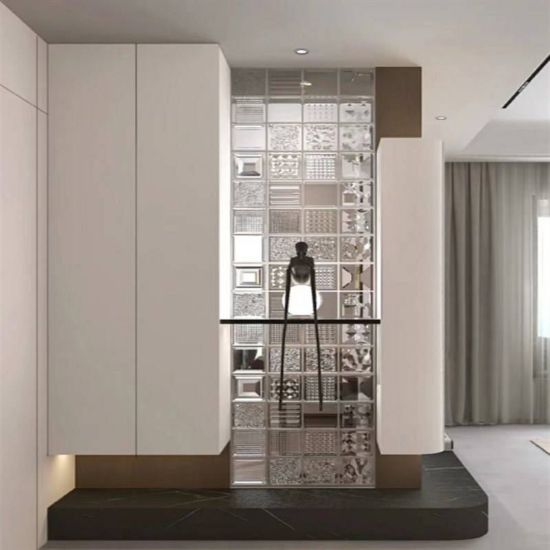 玻璃砖隔断新品上市意大利设计款纯净高贵清晰透亮洁净营造意境感