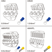 气动端子压接机钳口钳头手动冷压线钳口模定制压线钳 定做端子钳