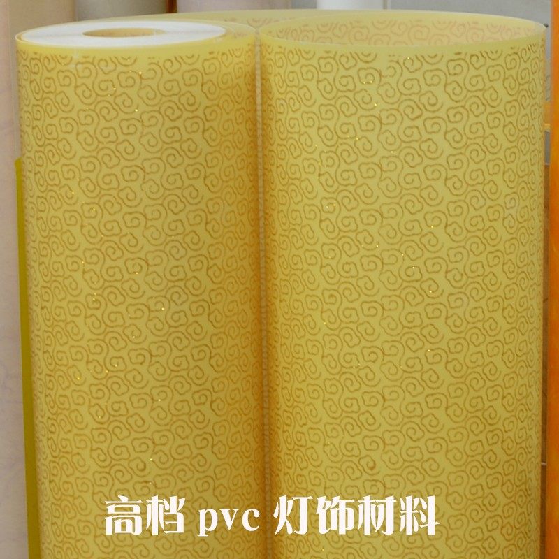 烫金小祥云羊皮纸pvc胶片透光膜中式装修DIY镂空花格灯箱灯罩材料