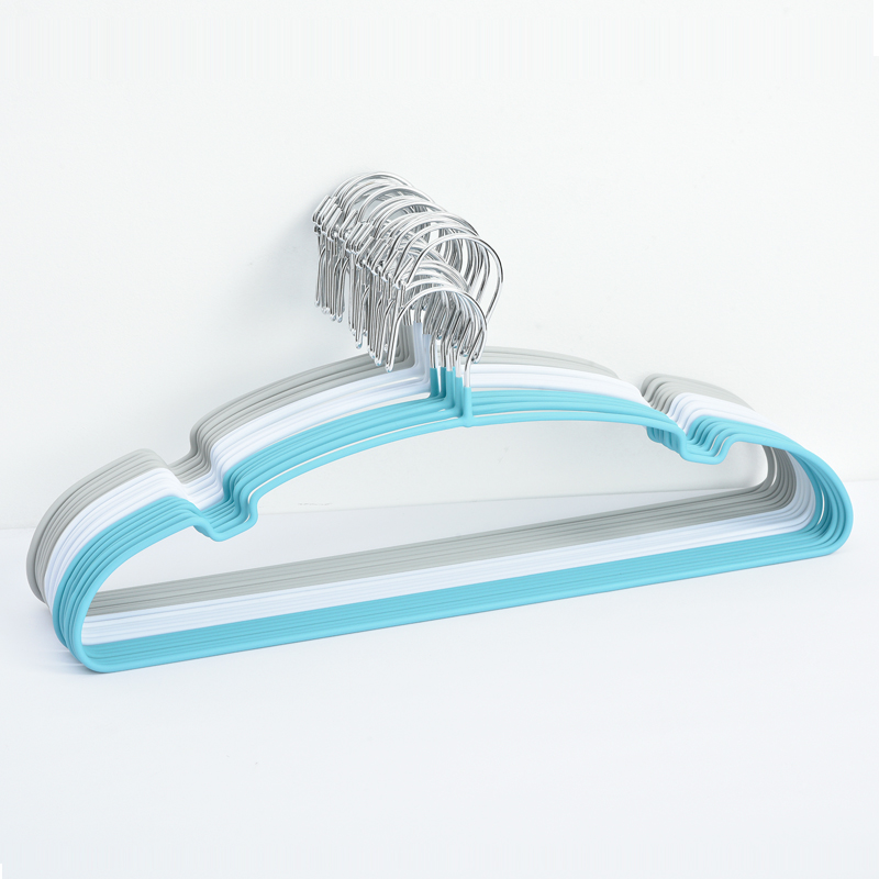 新款高空防风衣架自动卡扣锁口防掉落晾衣挂阳台庭院无痕晾晒衣撑