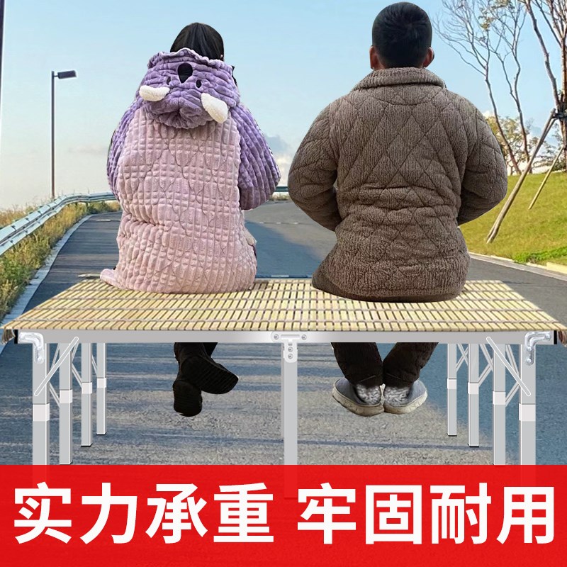 地摊夜市摆摊折叠超市展示货架摆地摊桌便携伸缩摊位架摆重货架子