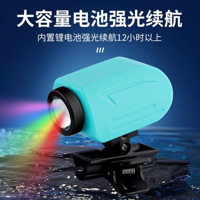 桥筏灯夜钓竿稍灯充电筏钓灯杆梢钓鱼蓝光灯筏钓灯桥桥钓灯