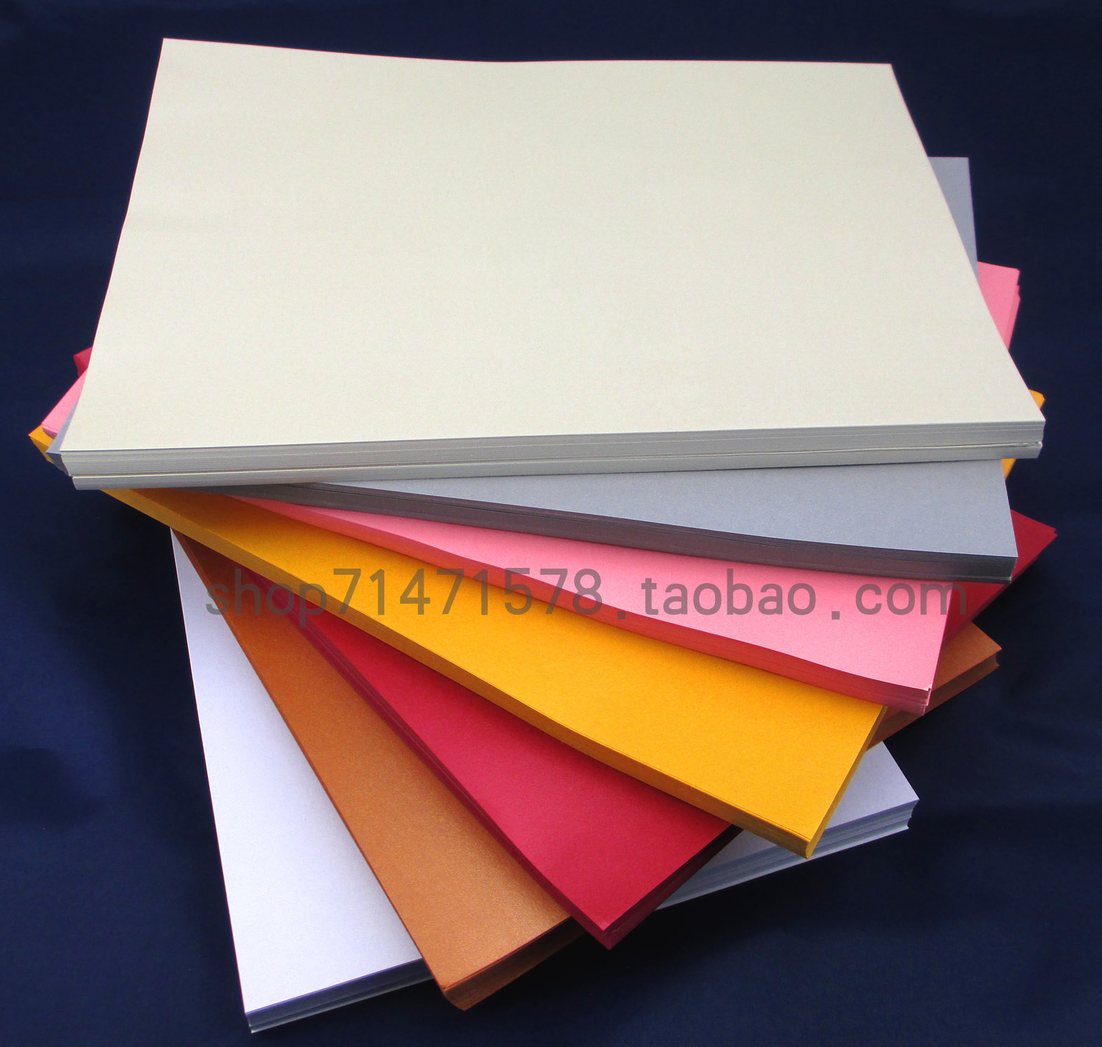 单面珠光纸A4 120克闪光纸包装纸打印纸个性艺术DIY手工折纸100张