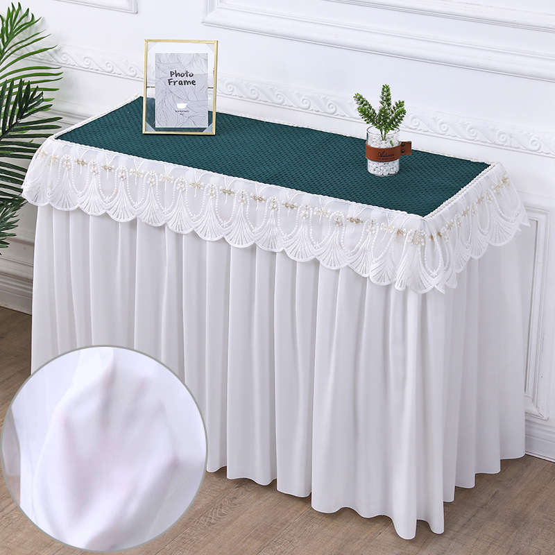 简约美甲新款台布桌桌布罩老式电视柜柜子茶几家用桌台布甜品餐