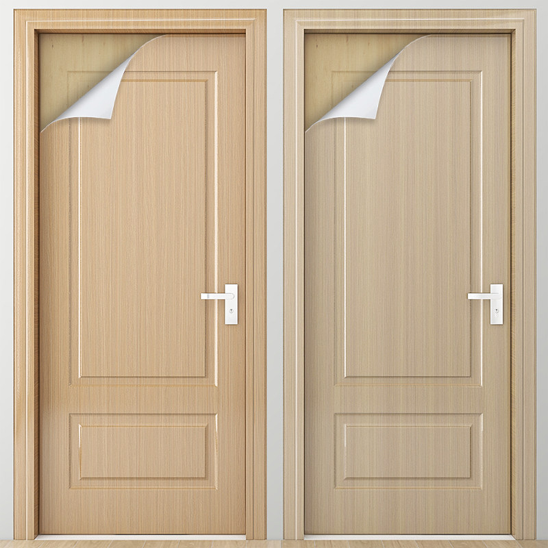 门贴纸木门翻新自粘整张加厚贴门壁纸仿木老式旧门改色遮丑木纹纸,家居饰品,门贴,淘宝优惠券,粉丝福利购,淘宝优惠卷