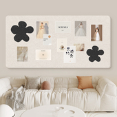 毛毡墙贴照片墙背景板墙板展示板留言板挂墙卧室墙面装 饰背景主题