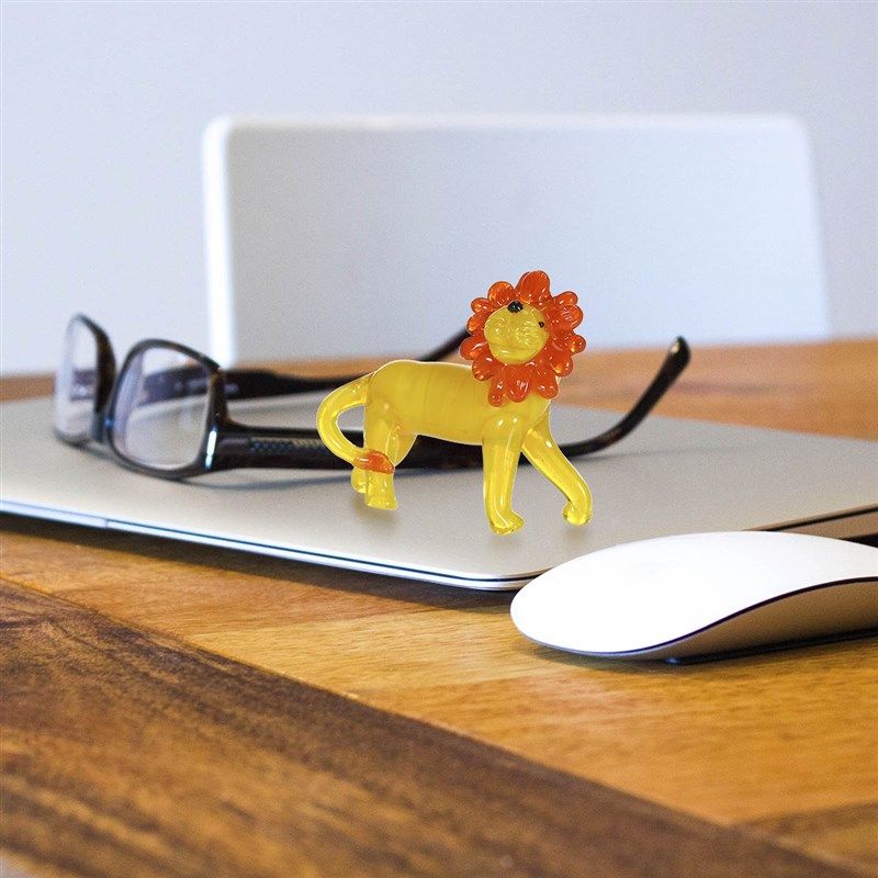 小狮子琉璃摆件 动物雕塑 吹制琉璃艺术 家居装饰 手工工艺品客厅,家居饰品,桌面摆件,淘宝优惠券,粉丝福利购,淘宝优惠卷