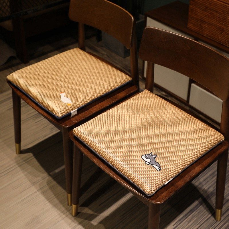 坐垫夏季凉垫记忆棉椅子垫凉席亚麻屁股垫紫办公室久坐加厚座椅垫,居家布艺,椅垫,淘宝优惠券,粉丝福利购,淘宝优惠卷