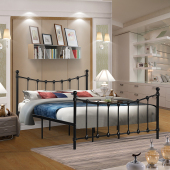 欧式 铁艺床1.5米双人床1.8m宿舍铁架床铁床学生架子床1.2单人床架