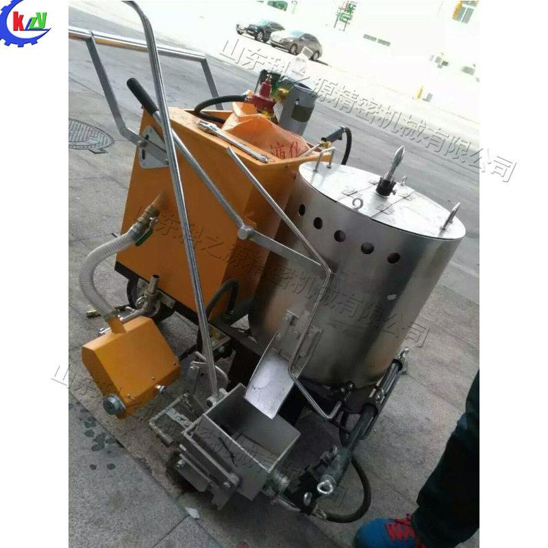 手推式热熔划线机 道路标线停车位划线车 交通线标线车操作简