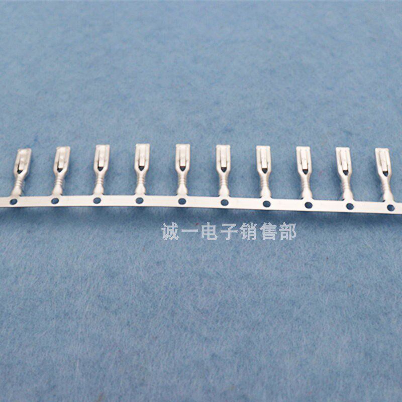 2.8带锁插簧横带连绕端子 110直插带锁 2.8带锁插簧 5000只/盘