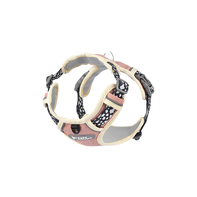 狗狗胸背带牵引绳背心式法斗遛狗绳子小型中型大型犬链子宠物用品