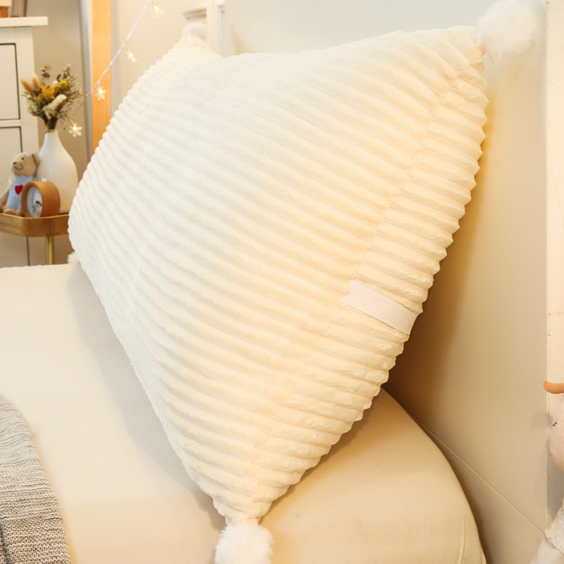 学生宿舍 床头靠垫奶白靠枕床上长条大靠背学生宿舍软包可拆洗,居家布艺,床头靠垫,淘宝优惠券,粉丝福利购,淘宝优惠卷