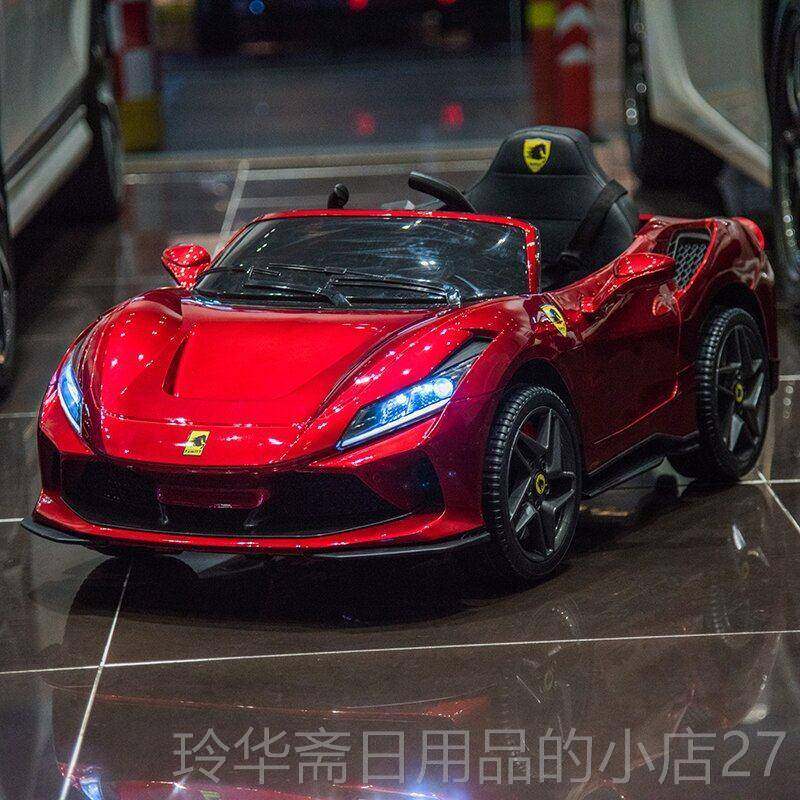 高档儿童电动车宝宝四轮跑车带车遥控玩具车可坐人汽车子摇摆双婴