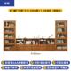 高档书低柜实木架低柜地板到花板收纳柜日式 抽屉柜天抽屉柜收纳地