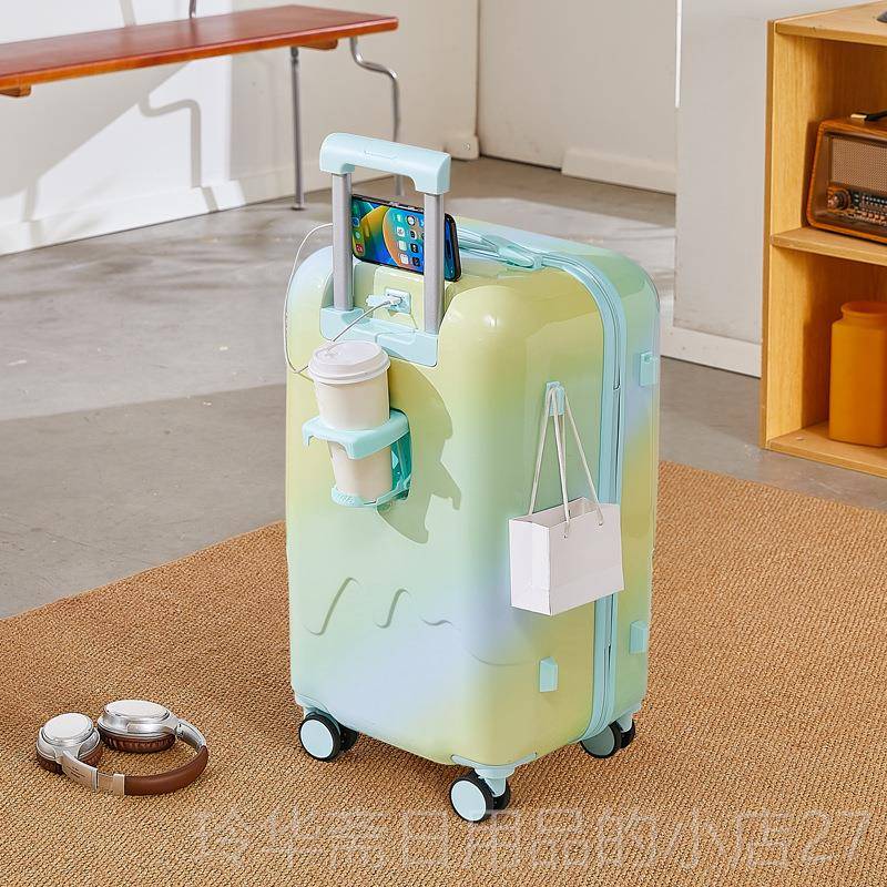 高档学旅行李箱20寸女高颜值小密型登机箱2025新款行拉杆箱生静音