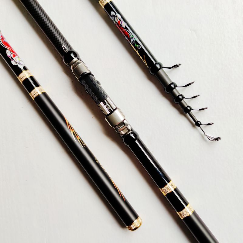 短节路亚滑漂竿大导环5号远投矶钓抛竿高碳素矶投杆斜环大环滑杆