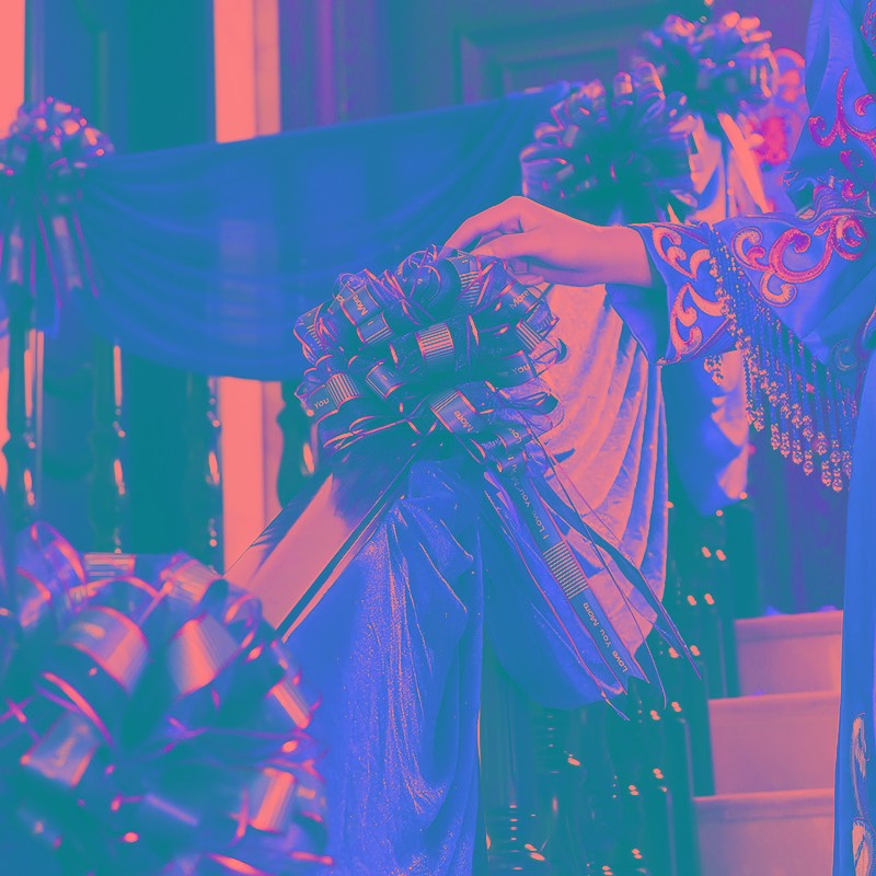 结婚楼梯扶手装饰纱幔婚礼用品大全喜字拉花彩带婚房布置气球套装