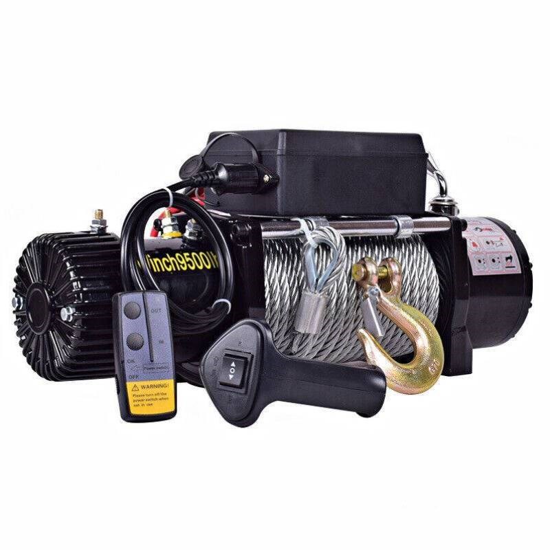 聚远JUYUN电动绞盘v越野车自救汽车绞盘机电动葫芦卷扬机2v车