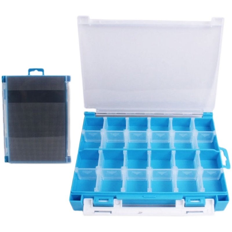 爱路亚面路亚盒层多功能塑料盒路亚饵盒便携手提工具盒亮片盒