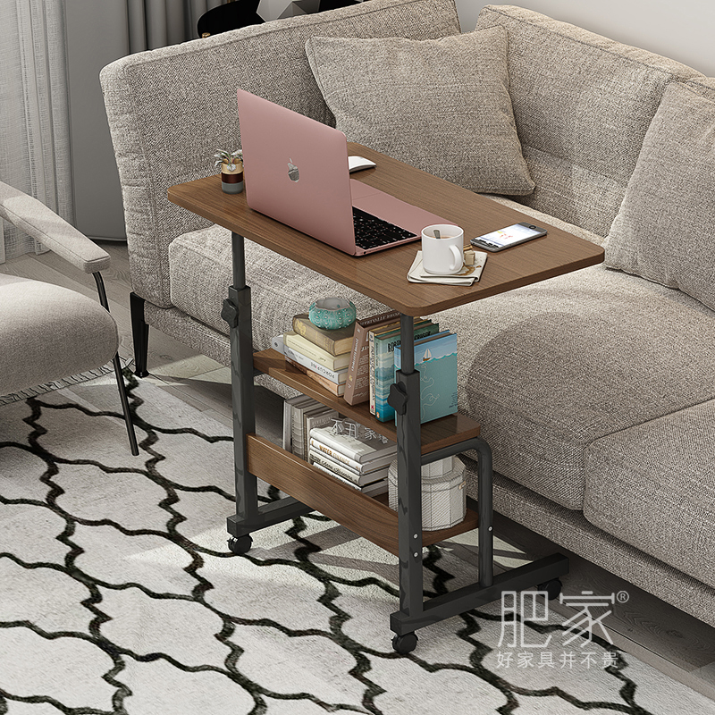 家用小型电脑桌简易小桌子卧室房间床桌可移动床边学生书桌WW314