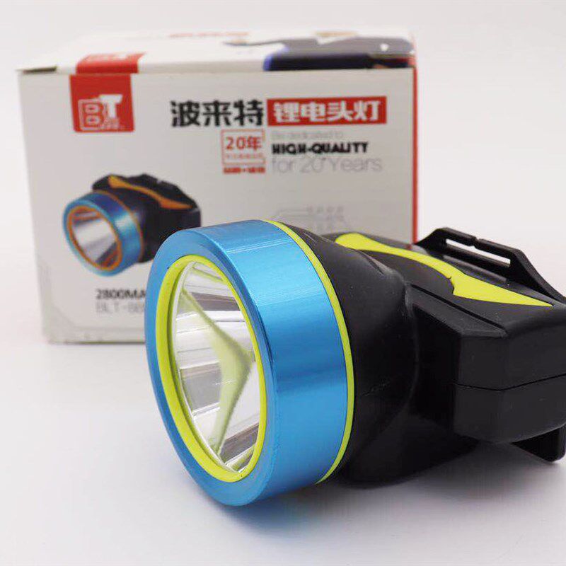 波来特8858充电强光迷你头灯超亮远射全防水头戴式长续航锂电矿灯