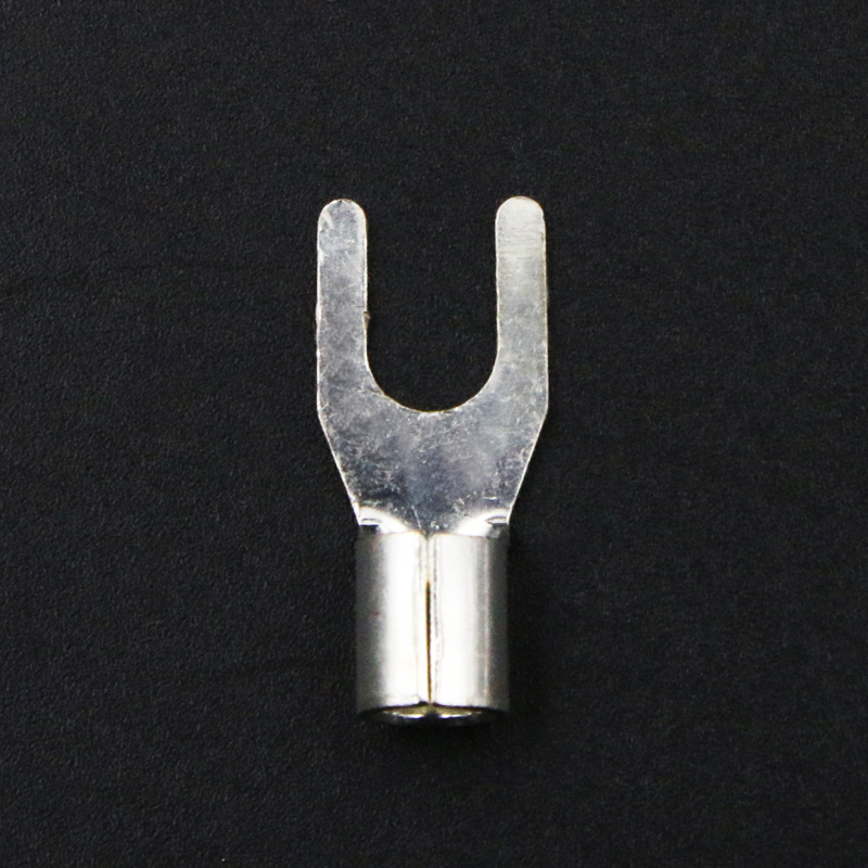 UT1.5-5冷压接线端子U型Y形叉形裸端头铜线鼻子镀银接线耳 1000只