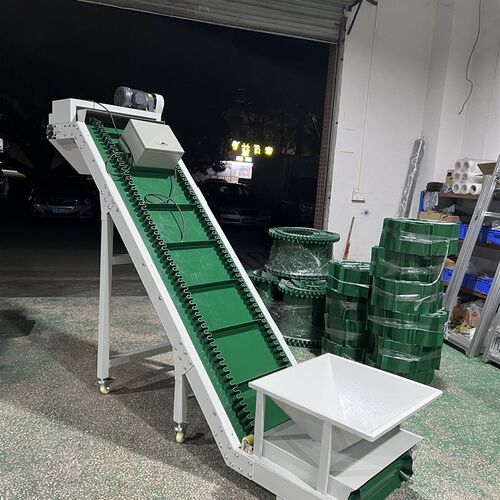 爬坡输送机颗粒茶叶提升机Z字型传送带