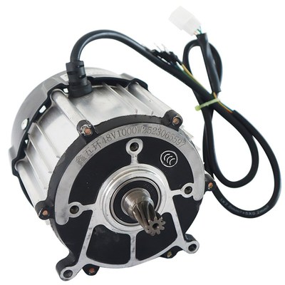 建筑工地三轮车手推灰斗车电机48v60v800W1000W1800W直流差速电机