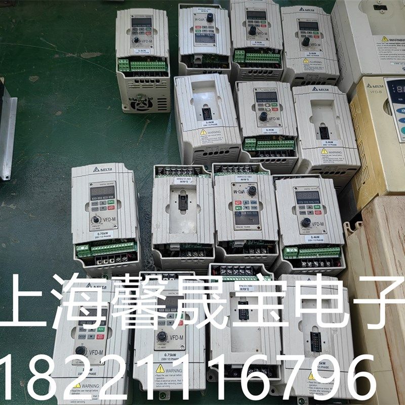 台达拆机变频器VFD015M21A VFD007M21A VFD004M21A 220V 0.4/0.75