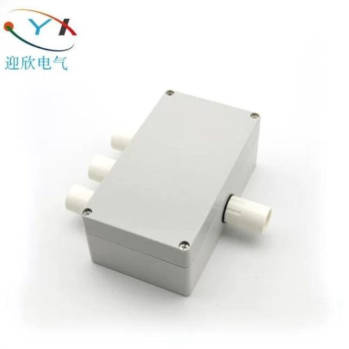 迎欣YX158*90*60防水接线盒带端子1进3出25mmPVC线管分线盒穿