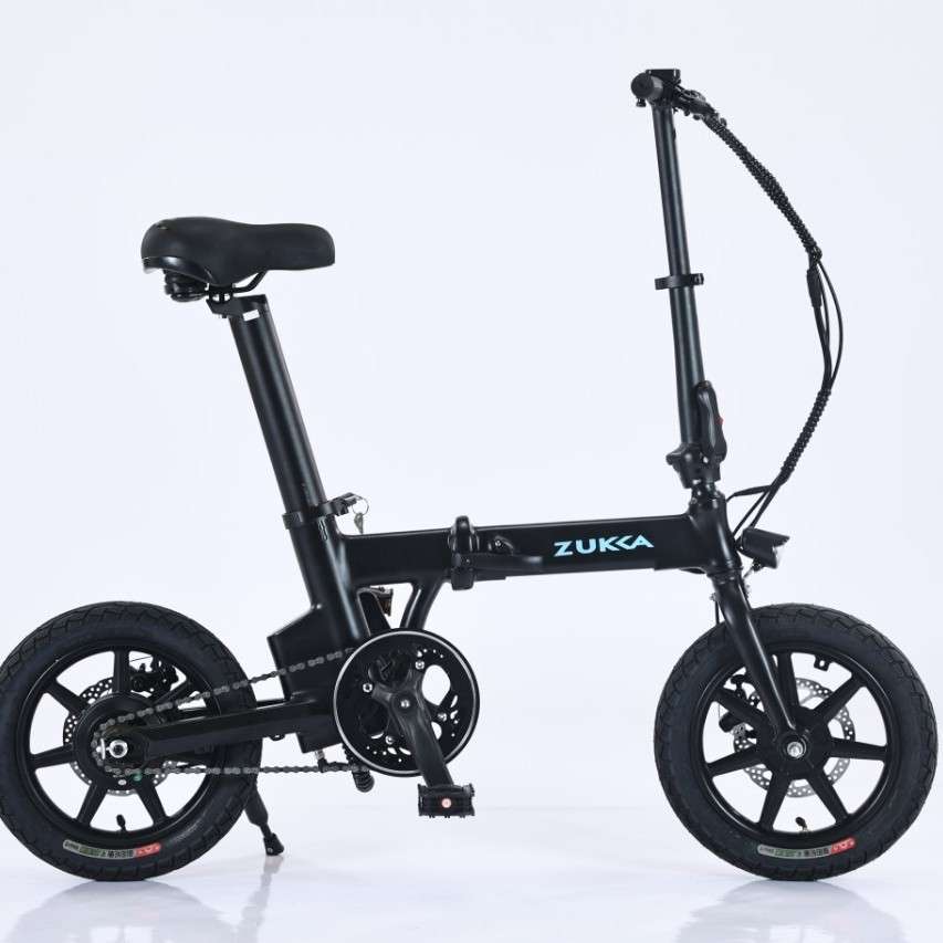 16寸一体轮ebike电动自行车新能源续航铝合金折叠自行车后备箱