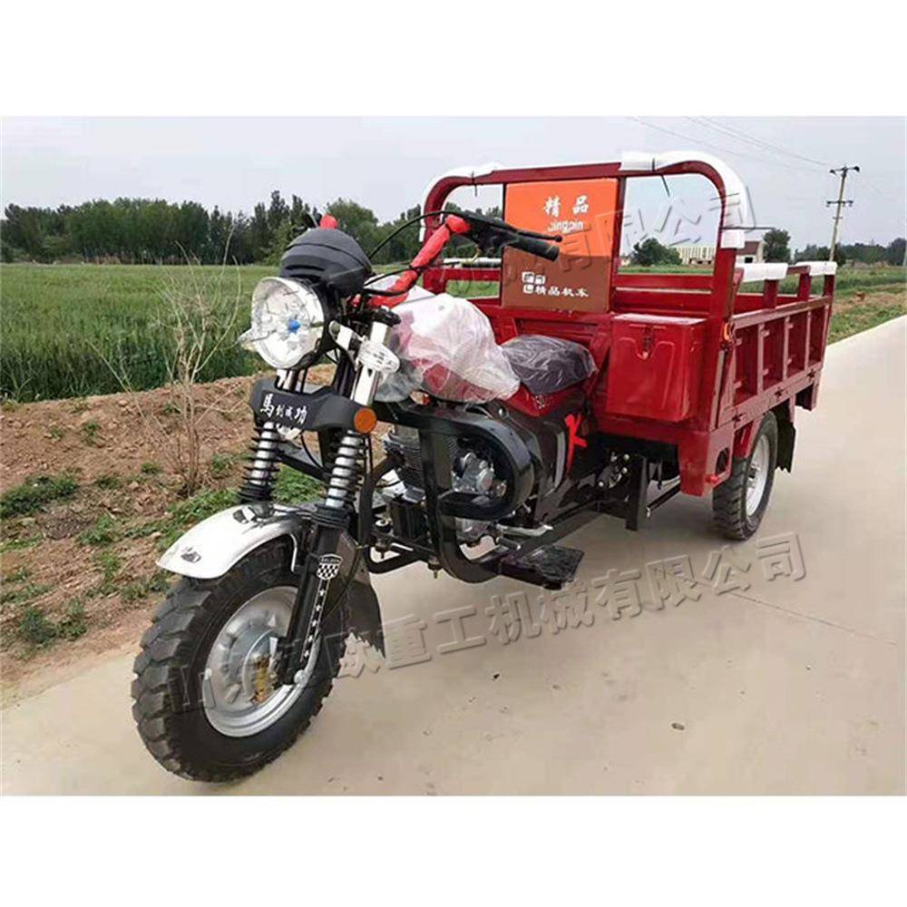 农用粮食装载运输车 工程施工混凝土运输自卸车 汽油摩托三轮车