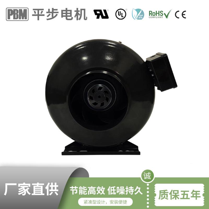 PBM平步电机厂家直供无刷外转子交流电机新风交换圆形管道风机