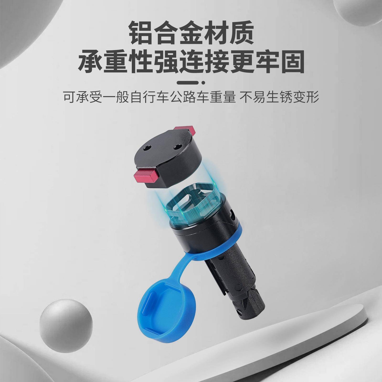 自行车墙壁停车扣铝合金墙装停车扣强承重稳固连接便捷省空间小巧