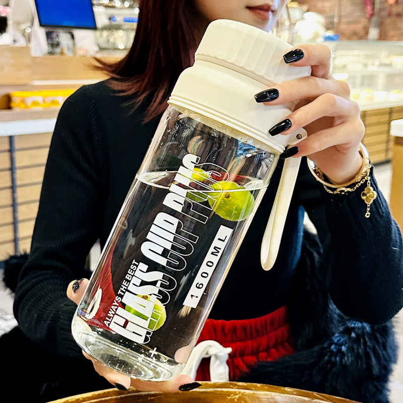 杯子女生2022新款玻璃杯大容量男士茶水分离泡茶杯便携家用喝水杯
