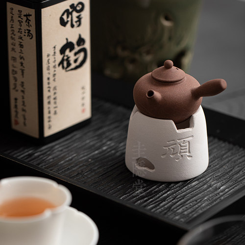 圭隐堂复古陶瓷茶宠摆件文玩雅物煮茶炉茶壶家用茶室桌面茶道零配