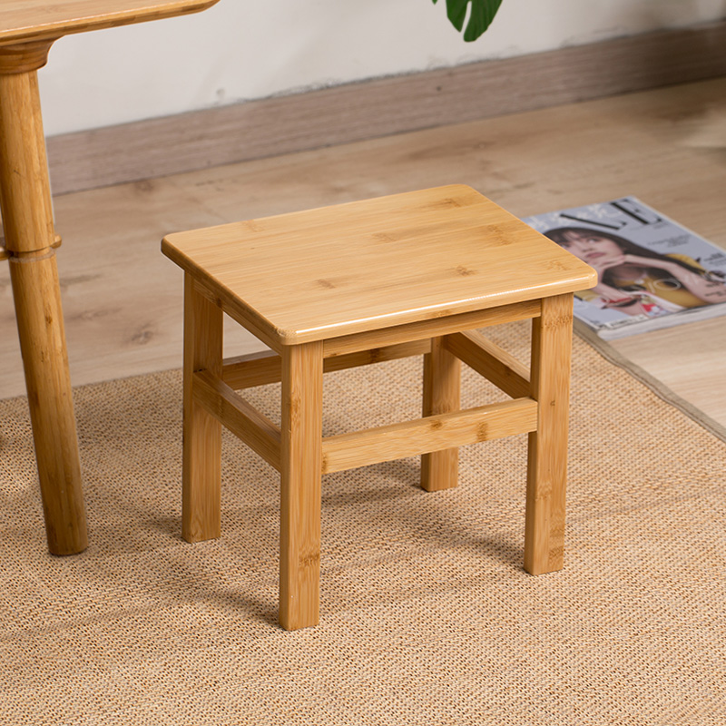 免安装客厅小凳子家用矮凳小木凳方凳儿童小板凳实木沙发凳浴室凳