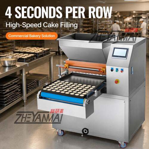 Cake Grouting Machine伺服精准蛋糕注浆机 纸杯蛋糕批量灌浆机