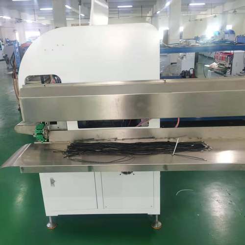 扁线圆线DC头内外剥线刷编织扭屏蔽套管热烘自动焊锡机