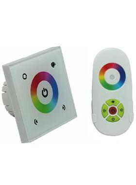 64种静态颜色 11种变化模式12-24VLED灯带 RGB全彩触摸控制器面板