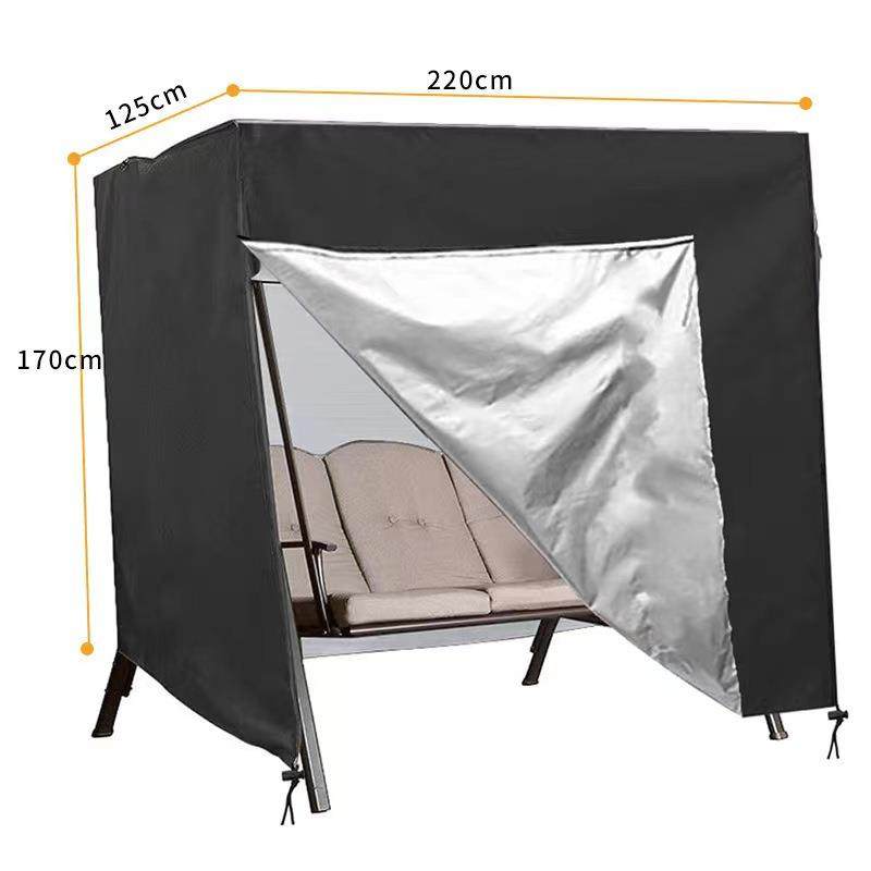 秋千座椅罩户外庭院秋千罩防雨防晒家具防尘罩摇椅罩露台防水罩套